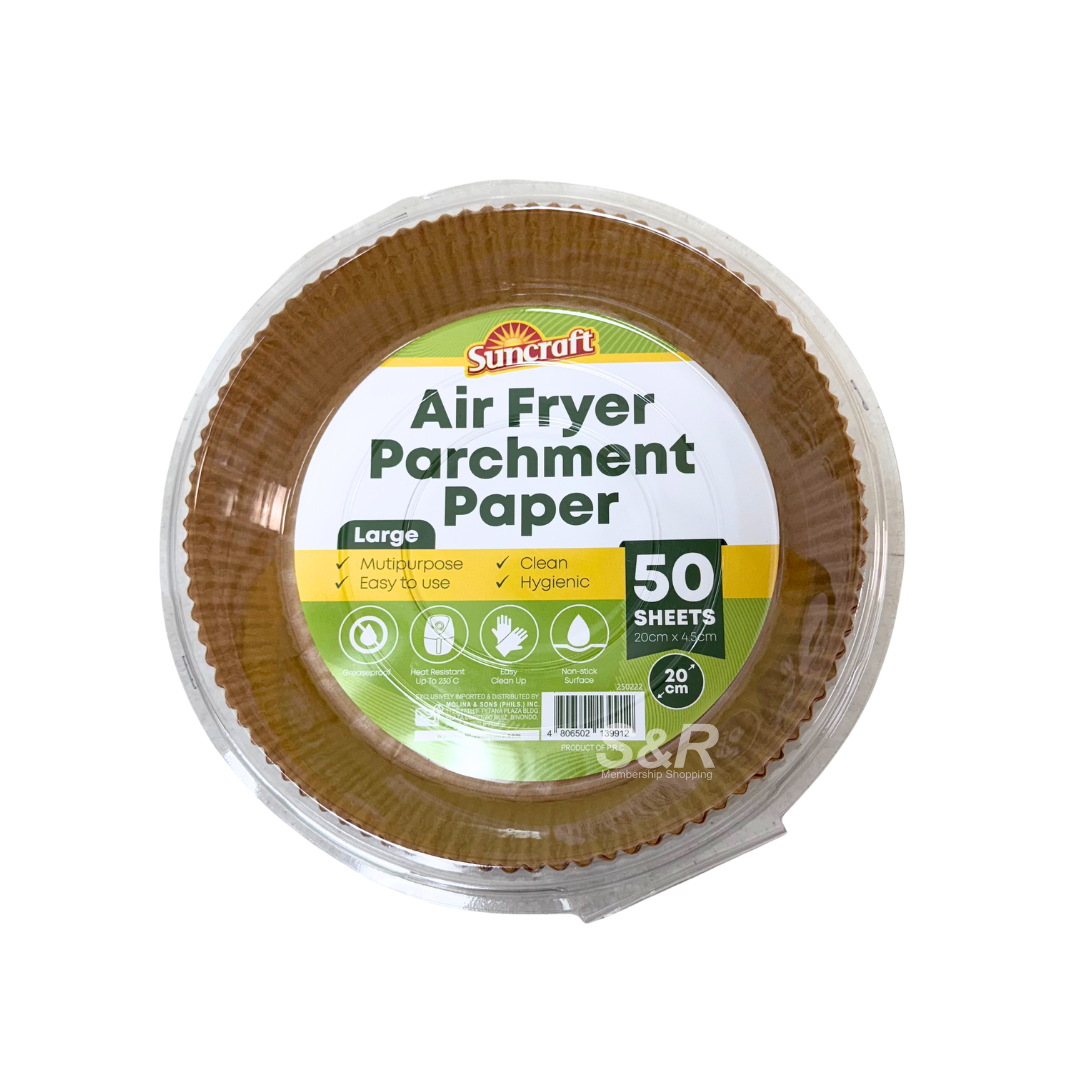 Suncraft Air Fryer Parchment Paper Large 50x